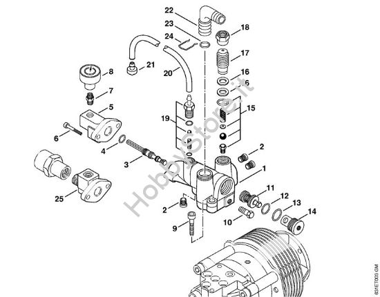 Unità  regolatrice di sicurezza Idropulitrice a benzina (RB) RB 301 della marca STIHL